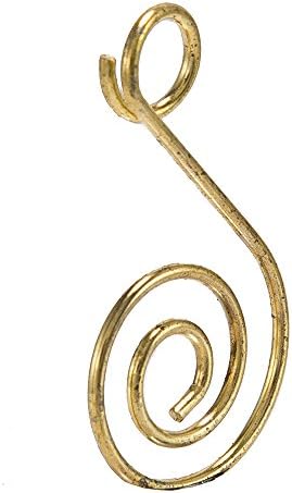 Kurt Adler 1.25-Inch Ornament Hook, Gold, Set of 50 - Image 5
