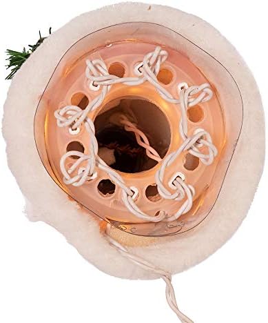 Kurt Adler 10-Inch UL 10-Light Santa Treetop - Image 7