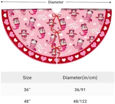 Festival Decoration Holiday Tree Skirt Decor for Holiday Party Mat, New Year Festive Decoration 36 in - Image 6