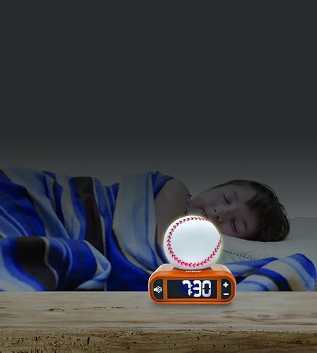 LEXiBOOK, Baseball Nightlight Alarm Clock, RL800BL - Image 5