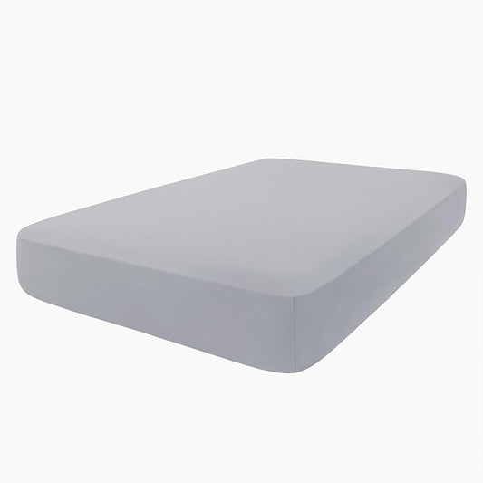 hyha Milk Silk Couch Cushion Covers, Soft Magic Sofa Covers Washable for 2 Cushion Couch, Stretch Sectional Outdoor Cushion Covers for Patio Furniture with Elastic Bottom(Medium, Grey)