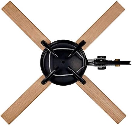 KRINNER Design Copenhagen 95020 Christmas Tree Stand 50 cm with Foot Pedal and Single Rope Technology for Tree Height up to 2.5 m Oak/Black - Image 3