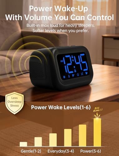 AuroraCalm Extra Loud Alarm Clock: 115dB On-Time Wake-Up - Image 4