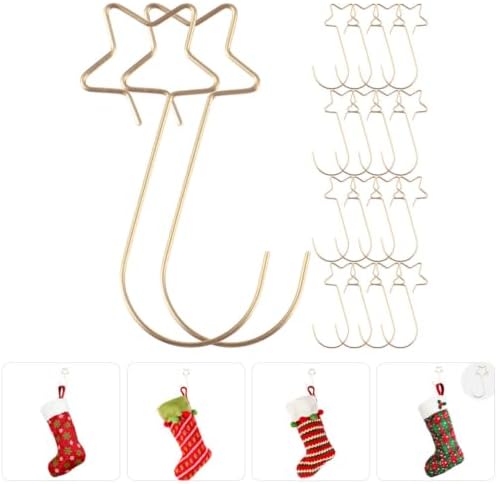 100pcs Star Christmas Ornament Hooks, Stainless Steel Hangers - Image 5