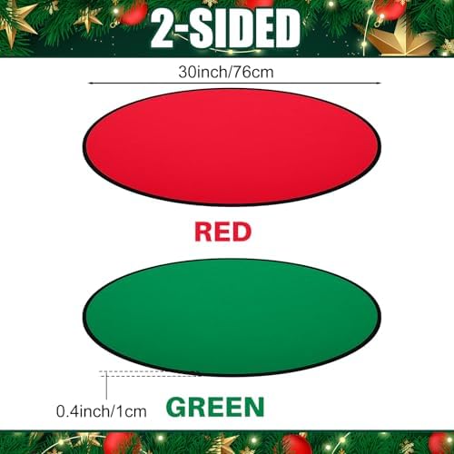 Hortsun 360 Degree Rotating Christmas Tree Stand with 30'' Mat Electric Revolving Base Stand Holder for up to 7.5ft Spinning Xmas Tree with Built-in Electrical Outlet and 2 Settings Trunk Diameter - Image 3