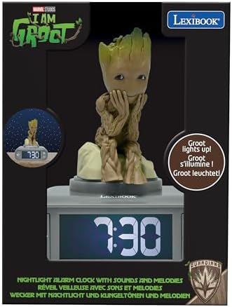 LEXiBOOK, Groot Nightlight Alarm Clock, RL800GG - Image 4