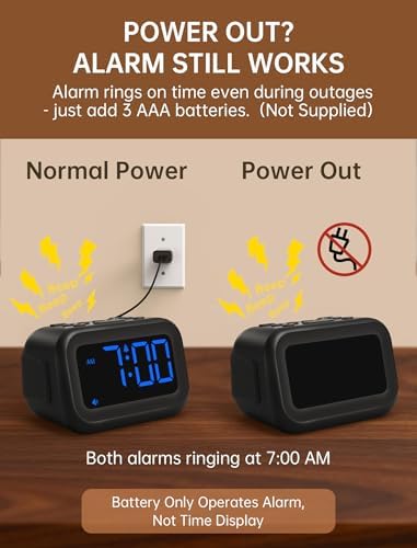 AuroraCalm Extra Loud Alarm Clock: 115dB On-Time Wake-Up - Image 6