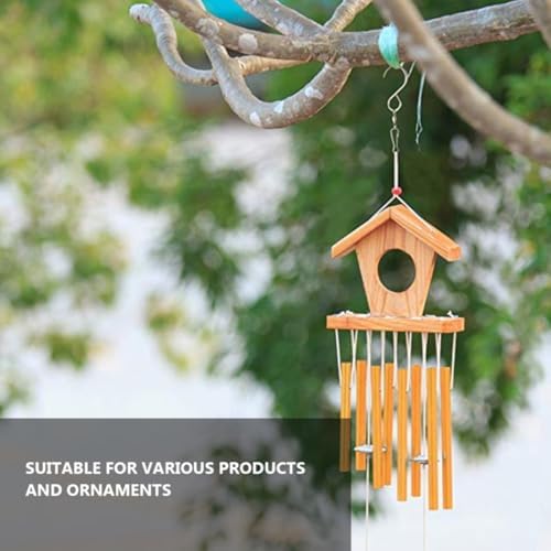 10 Pcs Stainless Steel Swivel Hook Clips for Wind Chimes - Image 4