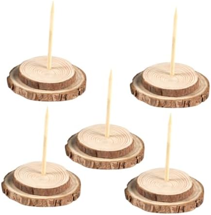 5pcs Vintage Wooden Base for Christmas Trees Sturdy Stand for Artificial Trees Easy Assembly Diameter Christmas Stand Base for Holiday Decor by OFFSCH