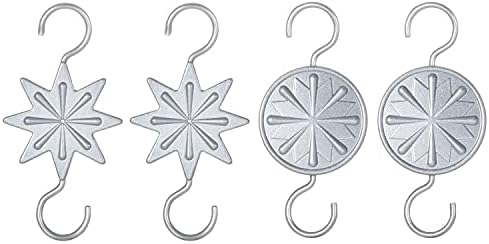 Hallmark Keepsake 2021, Miniature Star Metal Ornament Hooks, Pack of 4 - Image 2