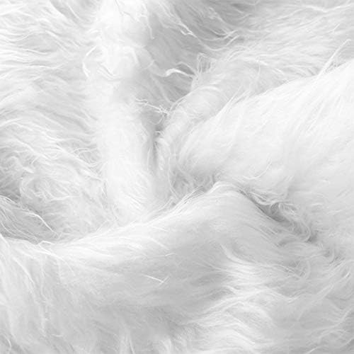 Christmas Tree Plush Skirt 36 inch Snow White Faux Fur Christmas Tree Skirt Ornaments Xmas Tree Skirts for Christmas Thanksgiving Holiday Decoration New Year Party Supply - Image 4