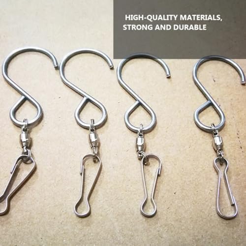 10 Pcs Stainless Steel Swivel Hook Clips for Wind Chimes - Image 7