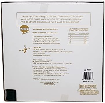 Kurt S. Adler 9.06-Inch UL 10-Light 12-Point Gold Capiz Star Treetop - Image 5