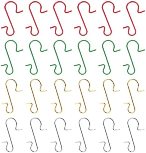 120pcs S-Shaped Galvanized Iron Wire Hooks for Christmas Ornaments Heavy Duty and Anti-wear Ornament Hangers for Christmas Tree Decoration to Light up Festive Atmosphere by MUCKLILY