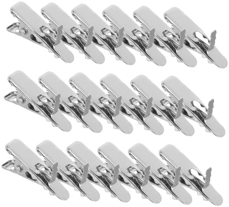 100pcs Alligator Clips for Christmas Tree Wreath Decorations Strong Clamping Ornament Clips for DIY Crafts Versatile for Holiday Displays by Unknown
