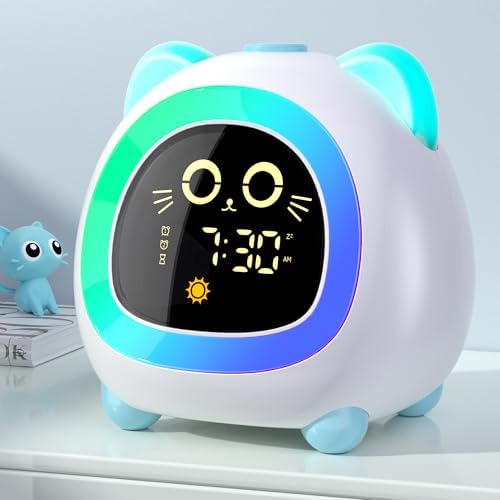 ANALOI Alarm Clock for Kids, Ok to Wake Clock for Girls, Sleep Training by ANALOI