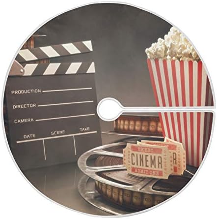 ATTX Movie Theater Popcorn Christmas Tree Skirt 47.2 inch Ornaments Xmas Tree Skirts for Christmas Holiday Decoration New Year Party by ATTX