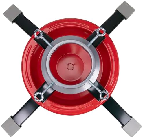 Northlight Live Christmas Tree Metal Stand - 27" - Red and Green - Image 6