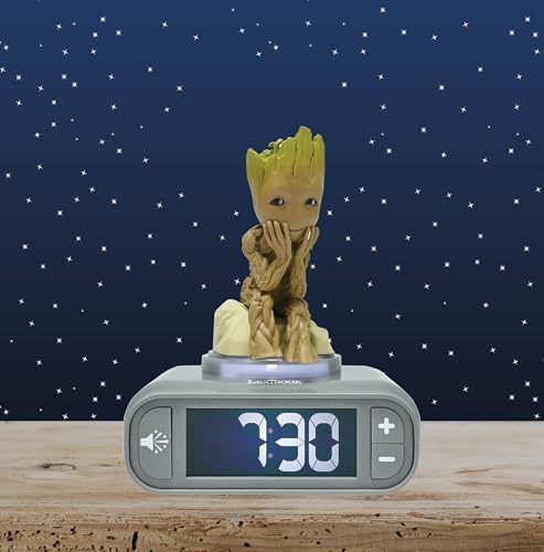 LEXiBOOK, Groot Nightlight Alarm Clock, RL800GG - Image 5