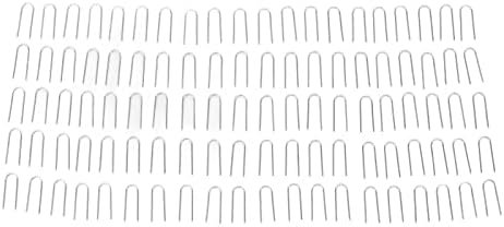 100Pcs High Temperature Jump Jewelry Hanger Hooks UHook Ornament Accessories for Nichrome Tools Uniform Size Ceramic Mini Decor Ornament Hooks by Unknown