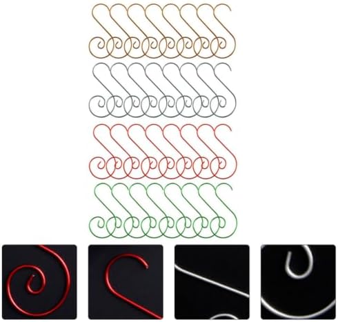 80pcs Creative Metal Christmas Garland Hook for Tree Ornament Hanging - Image 5