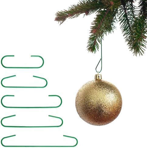 100pcs Christmas Ornament Hooks Metal Hook Holder Christmas Tree Pendant Hanging Decoration for New Year - Image 4