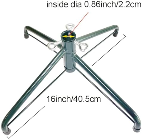 Christmas Tree Stand for 4 to 6 Foot Trees, Fits 0.7-0.86 Inch Pole - Image 5