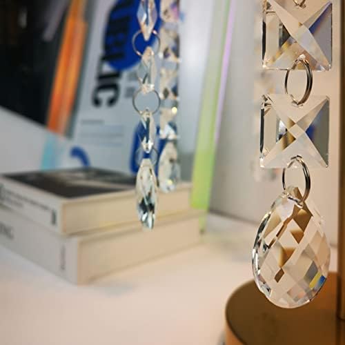 200PCS Stainless Steel Split Rings Connectors and Crystal Curtain S Shape Hooks for Chandelier,Suncatchers,Christmas Ornament Hooks - Image 6