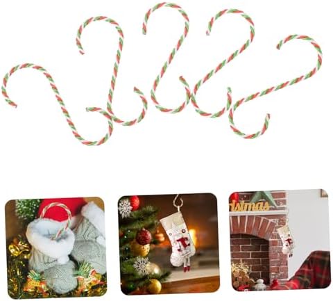 Cabilock 10pcs Christmas Hooks Decorative Ornament Hangers for Easy Installation Trees Doors and Windows Multi Functional Stocking and Ornament Holders for Festive Decor - Image 6
