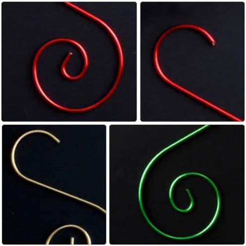 80pcs Metal Christmas Tree Hooks for Ornament Hanging, Wreath Decor - Image 4