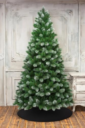 Black Christmas Tree Skirt 36 inches Small Tree Skirt for Christmas Decor - Image 2