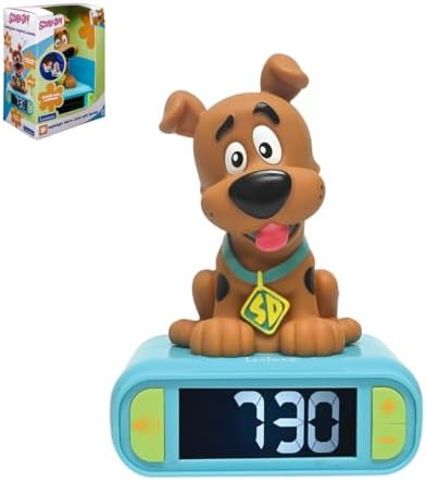 LEXiBOOK, Scooby-Doo Nightlight Alarm Clock, RL800SD by Lexibook
