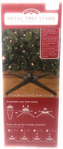 Holiday Time Metal Tree Stand Holds Trees up to 7.5 ft Tall by HOLIDAY+TIME