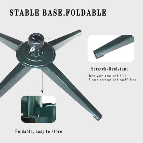 Folding Christmas Tree Stand,Supports 7FT Artificial Christmas Tree - Image 3
