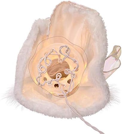 Kurt S. Adler 10-Inch UL 10-Light White Angel Treetop - Image 7