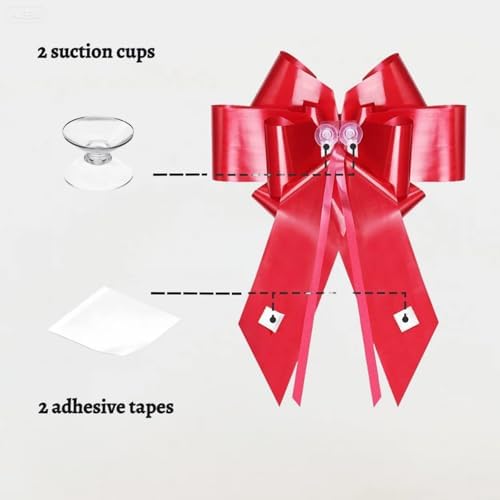 Huge Birthday Bow 30 Inch Big Red Car Bow for Birthday Sweet 16 - Image 6