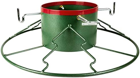 Yard Butler Christmas Tree Stand for 6-11' Trees, Green by YardButler