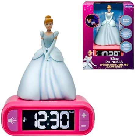 LEXiBOOK, Disney Princess Nightlight Alarm Clock, RL800DP by Lexibook