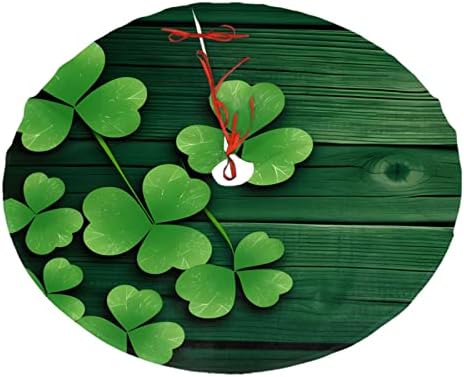 St Patrick's Day Tree Skirts Xmas Ornaments, Festival Tree Mat for Christmas Party Holiday All Occasions 48" by Dewoofly