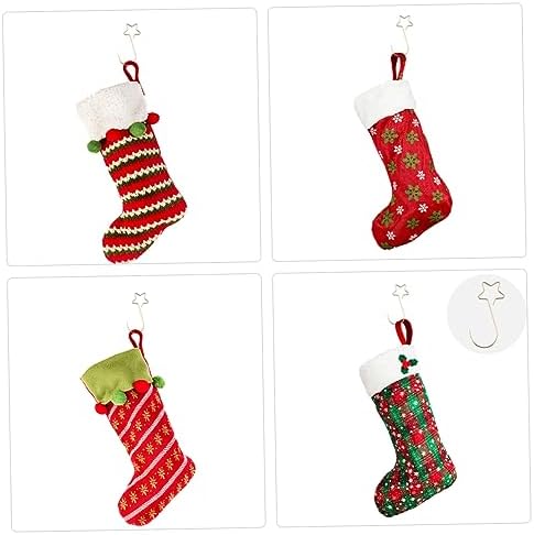 100pcs Flexible Christmas Ornament Hooks Star-Shaped Hangers for Baubles Wreaths and Stockings for Holiday Decoration and Everyday Use - Image 6