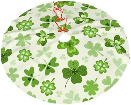 St. Patrick's Day Christmas Tree Skirt 48" for Xmas Halloween New Year Holiday Party Home Tree Mat Decor Ornaments Decoration - Image 7