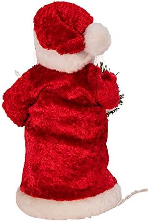 Kurt Adler 10-Inch UL 10-Light Santa Treetop - Image 5