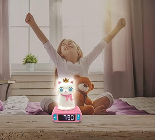 LEXiBOOK, Kitten Nightlight Alarm Clock, RL800KT - Image 4