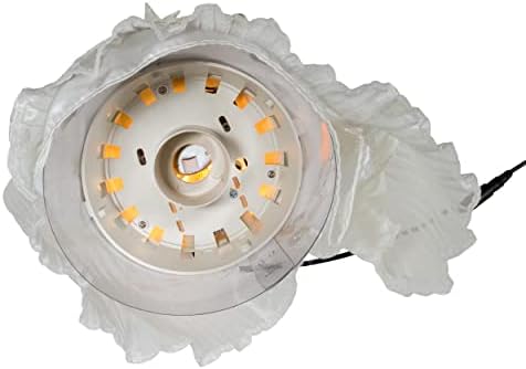 Kurt Adler 16-Inch Ivory/Clear Fiber Optic Angel Tree Topper - Image 6