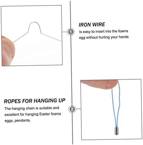 100pcs Hanging Chain Pendant with Hooks for Easter Eggs Lightweight Chain for Creative Crafts and Decorations for Easter Celebrations and Activities - Image 6