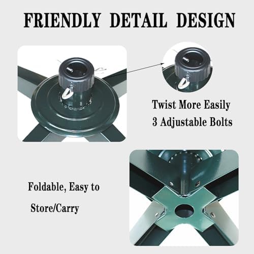 Folding Christmas Tree Stand,Supports 7FT Artificial Christmas Tree - Image 4