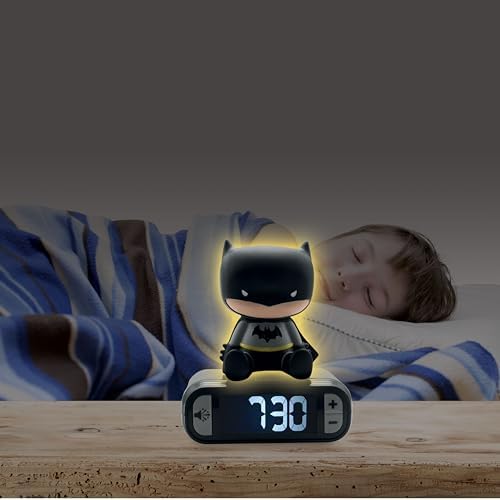 LEXiBOOK, Batman Nightlight Alarm Clock, RL800BAT - Image 5