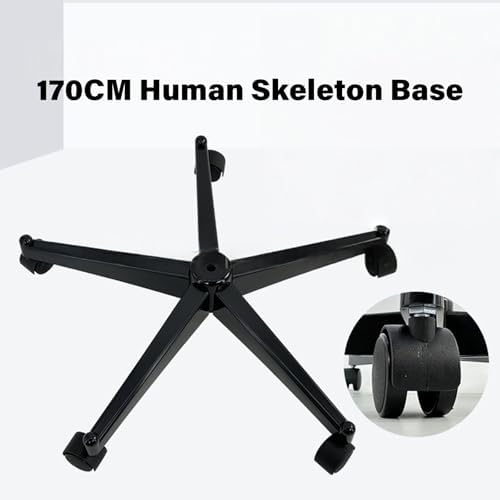 170cm Christmas Tree Stand Base Easy Installation Skeleton Model Base with Casters for Anatomy Education Human Skeleton Model Stand - Image 4