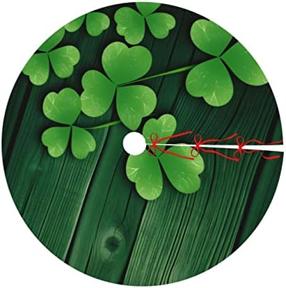 St Patrick's Day Tree Skirts Xmas Ornaments, Festival Tree Mat for Christmas Party Holiday All Occasions 48" - Image 4