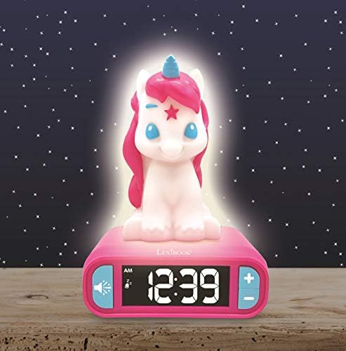LEXiBOOK, Unicorn Nightlight Alarm Clock, RL800UNI - Image 6
